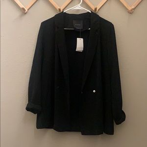 ELODIE | BOYFRIEND DOUBLE BREASTED BLAZER